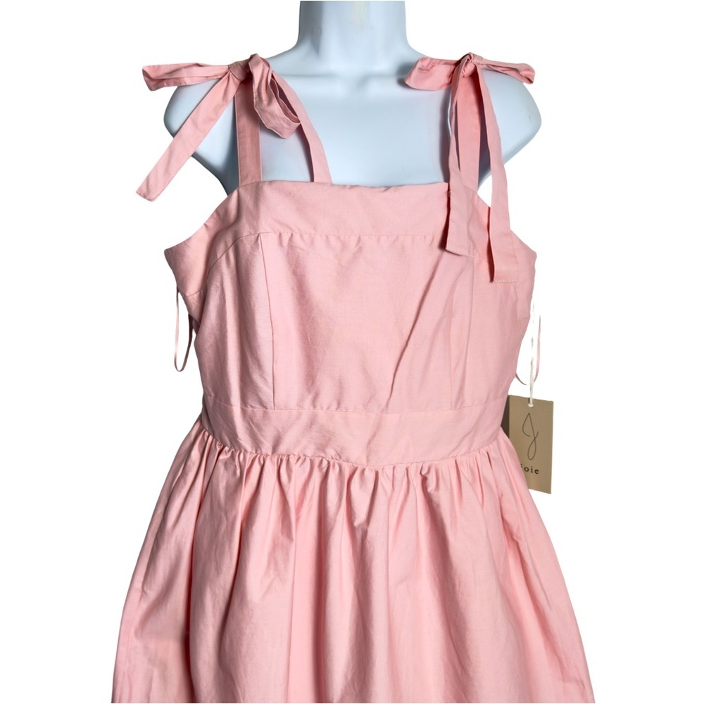 New Joie Woman’s Pink Floral Midi Summer Dress Size XL - Picture 5 of 13
